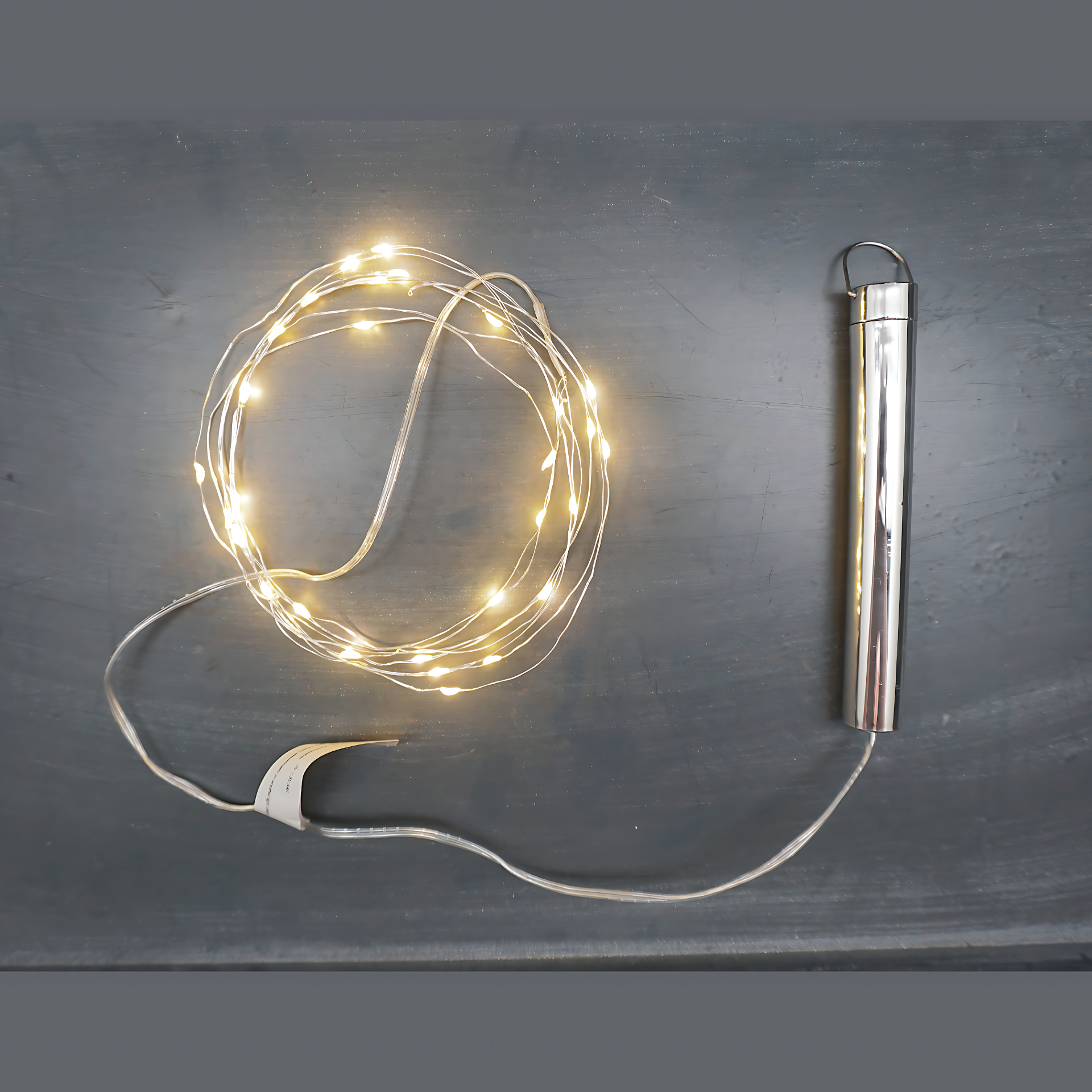 Darstellung von Lichterkette warm weiss 50 LEDS