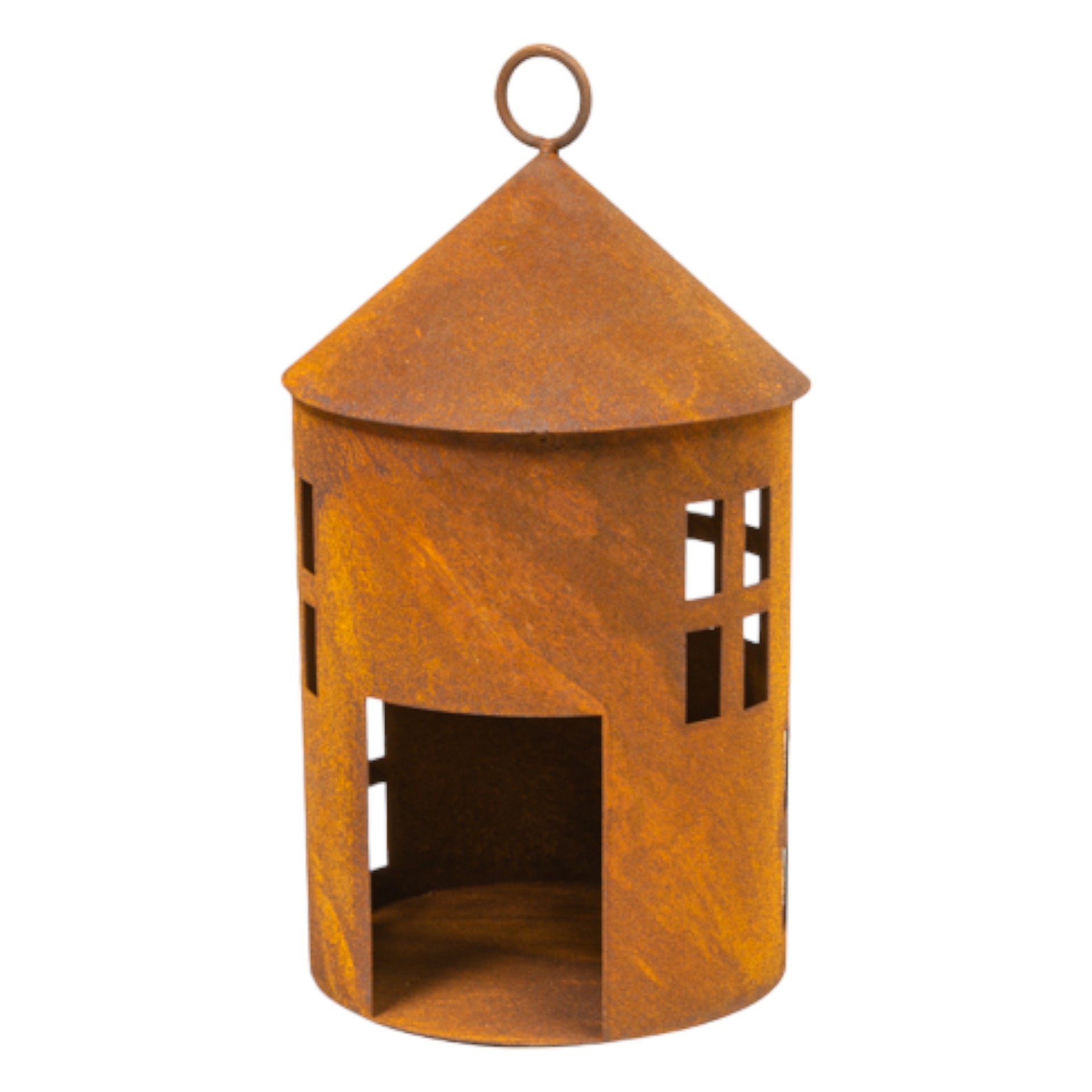 rundes Haus mit Hänger gross Darstellung von rundes Haus mit Hänger gross