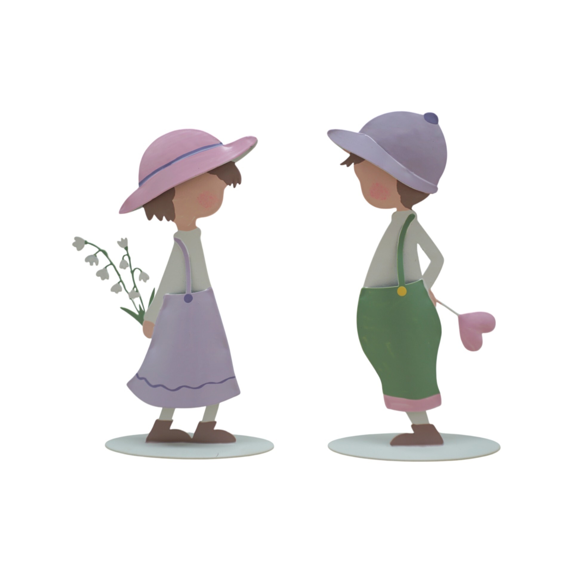 Darstellung von Blütenliebe pastel a. Platte klein, sortiert