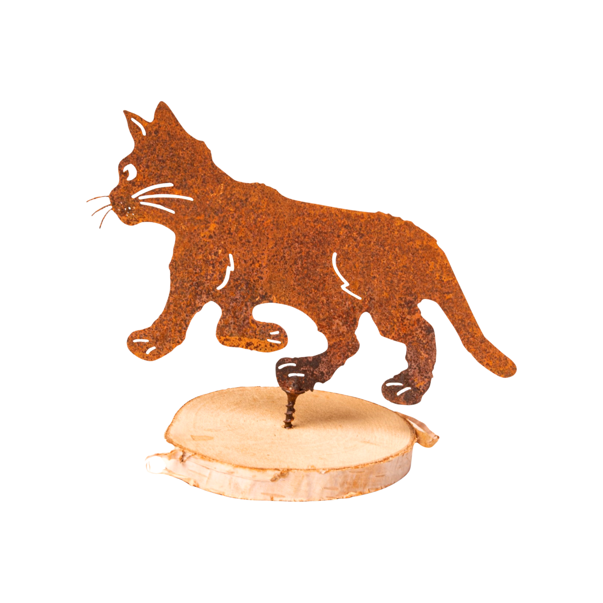 Darstellung von laufende Katze mit Dorn
