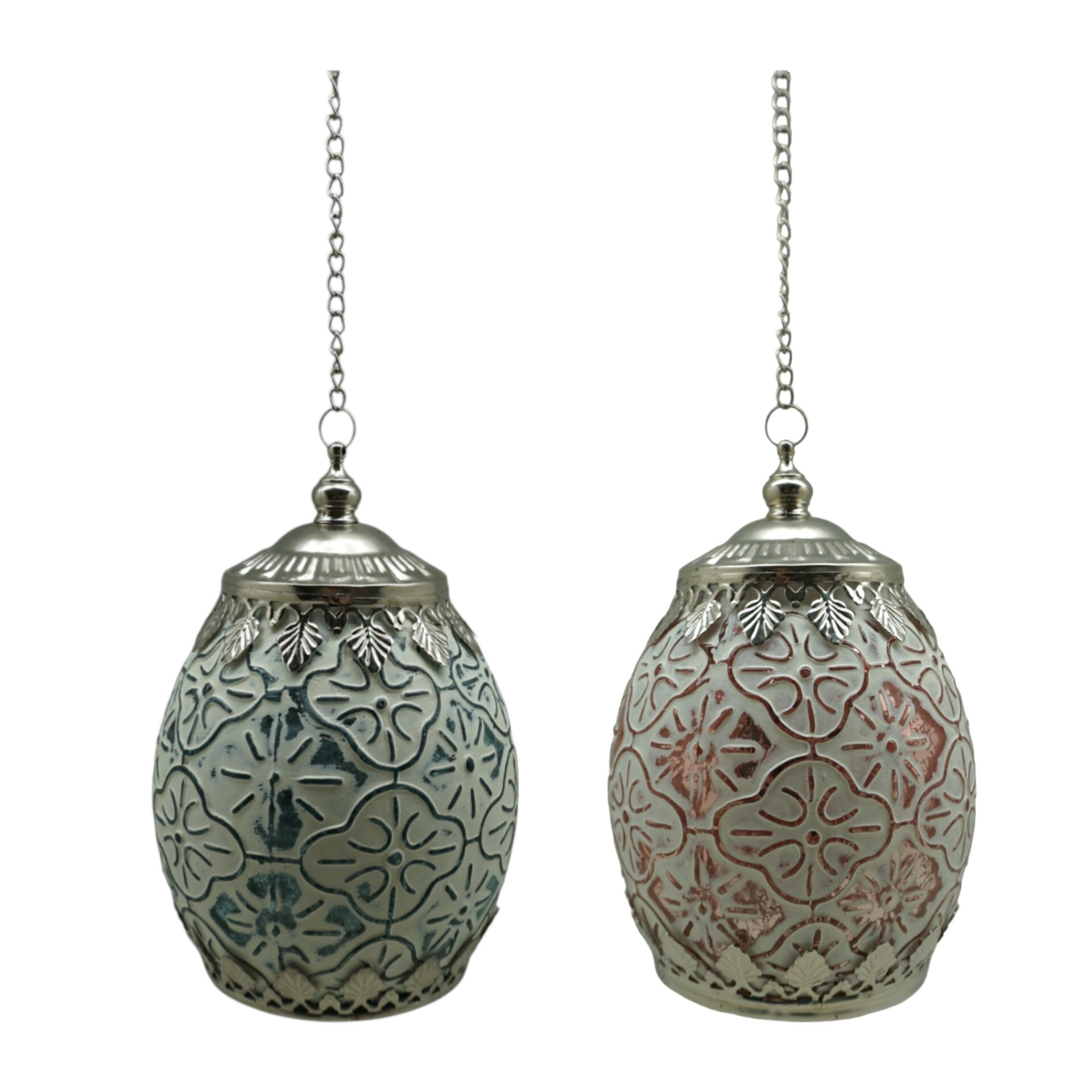 Darstellung von Windlicht sort. zum Hängen kl. inkl. Lichterkette