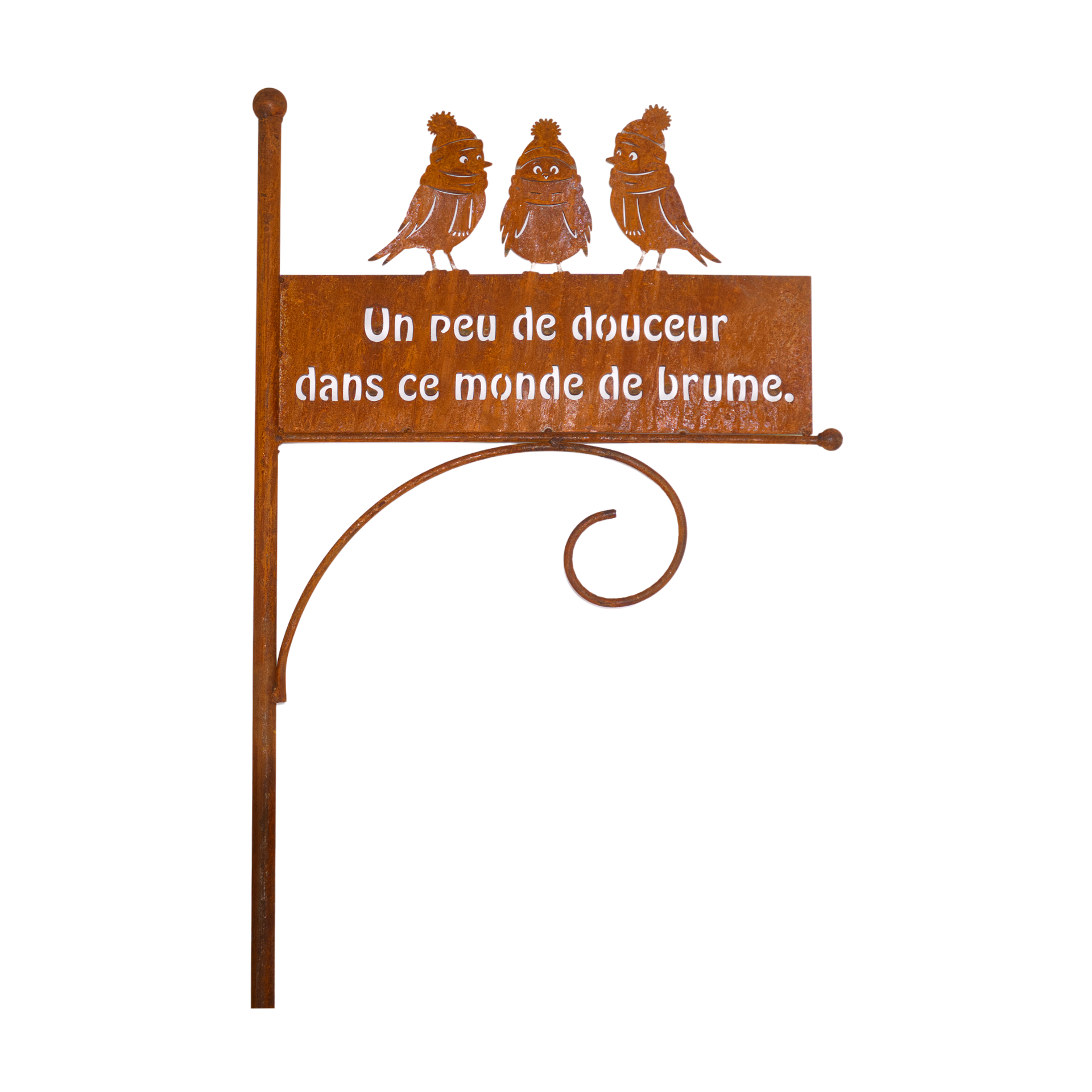 Darstellung von Ampelständer 3 Vögel Un peu de doucer dans ce monde de brume