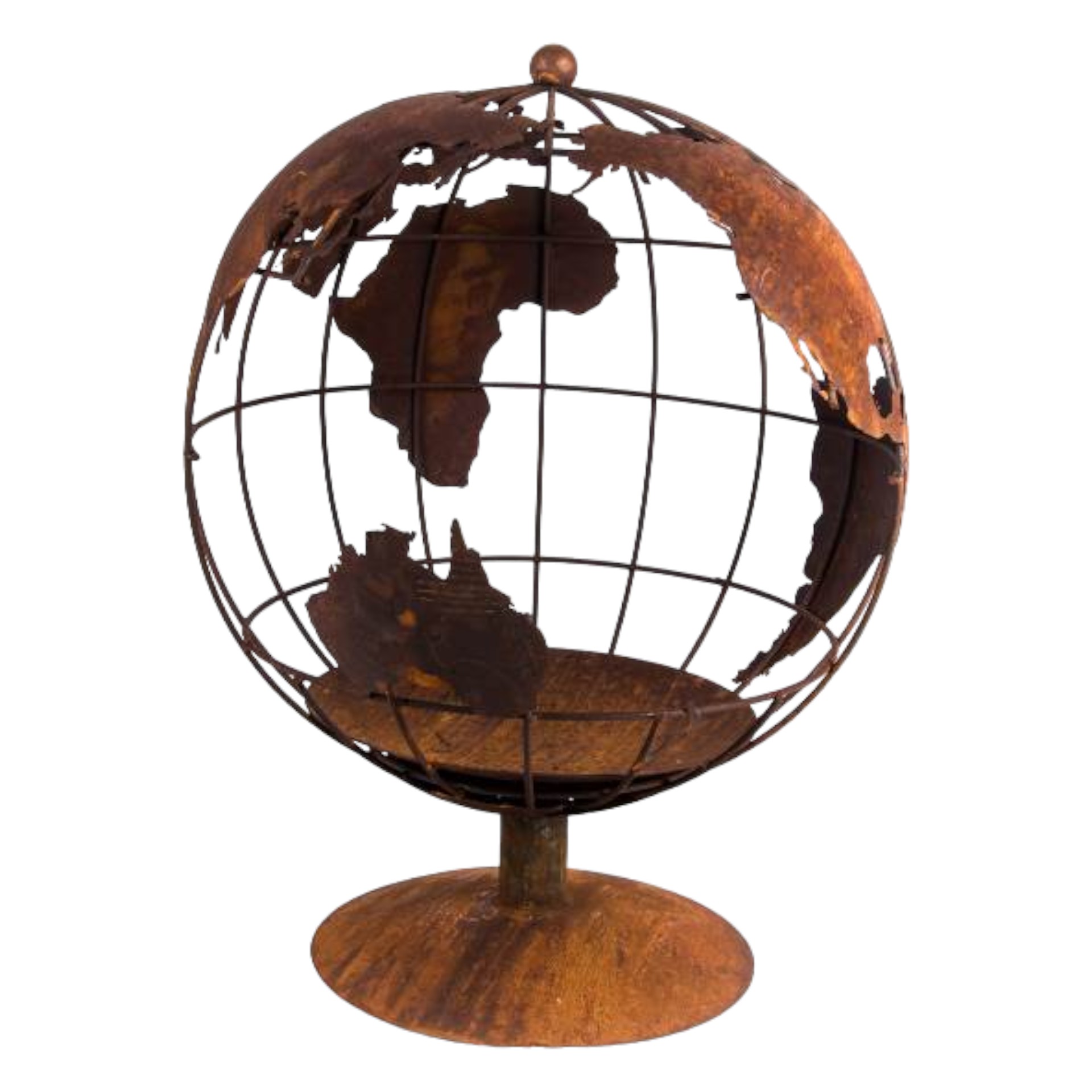 Feuerstelle/ -schale Globus gross rost Darstellung von Feuerstelle/ -schale Globus gross rost