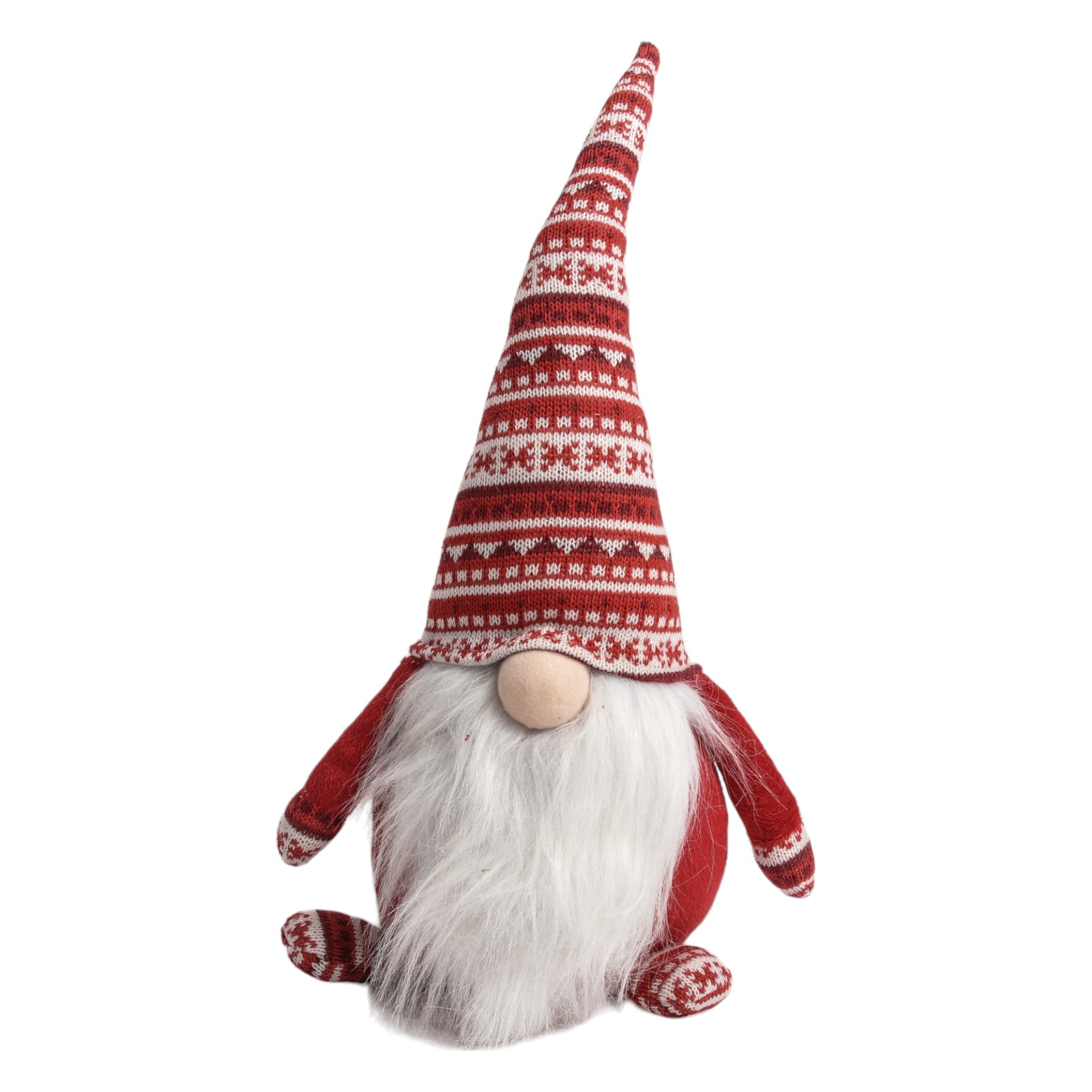 Wichtel gross rot/ weiss inkl. Füsse Darstellung von Wichtel gross rot/ weiss inkl. Füsse