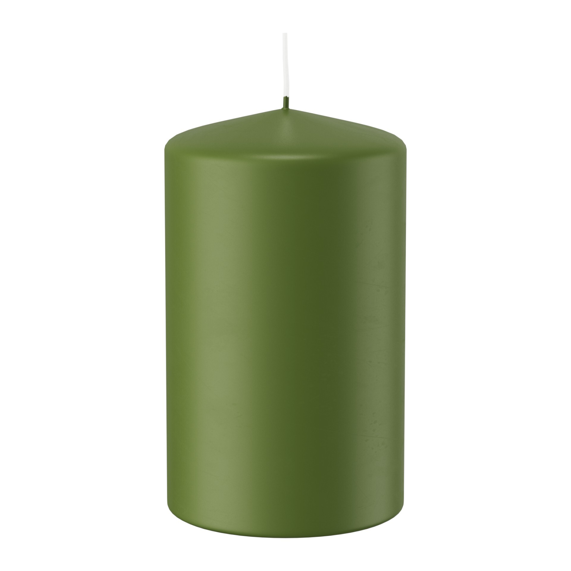 Darstellung von Stumpen Kerze 60x38 ohne CELLO OLIVE
