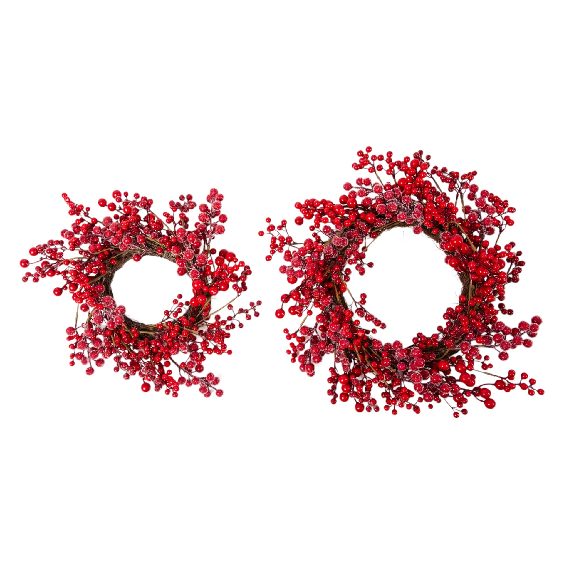 roter Beerenkranz riesig Darstellung von roter Beerenkranz riesig