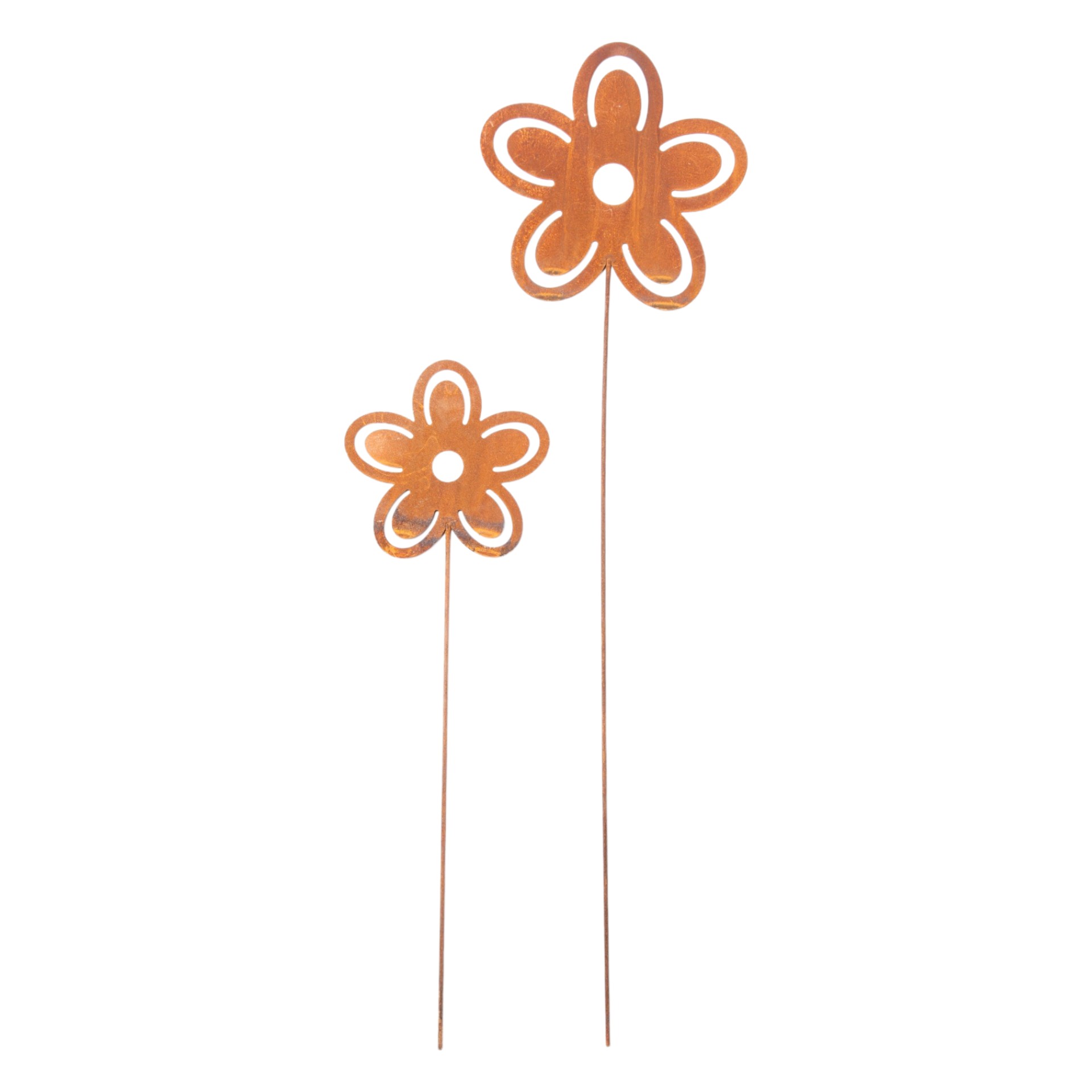 Darstellung von Blume mittel auf Stab