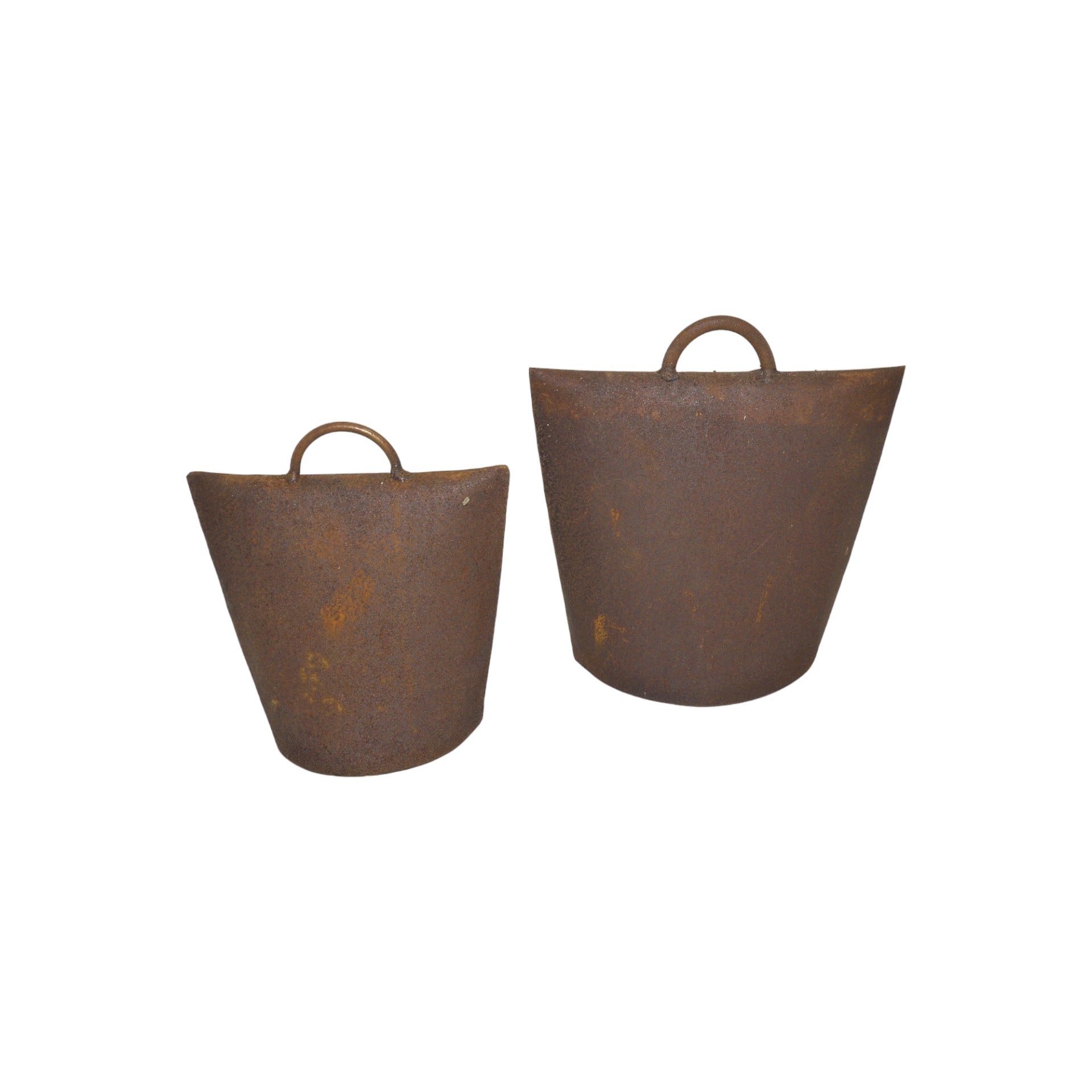 Darstellung von Metallglocke klein rost, 13x13 cm