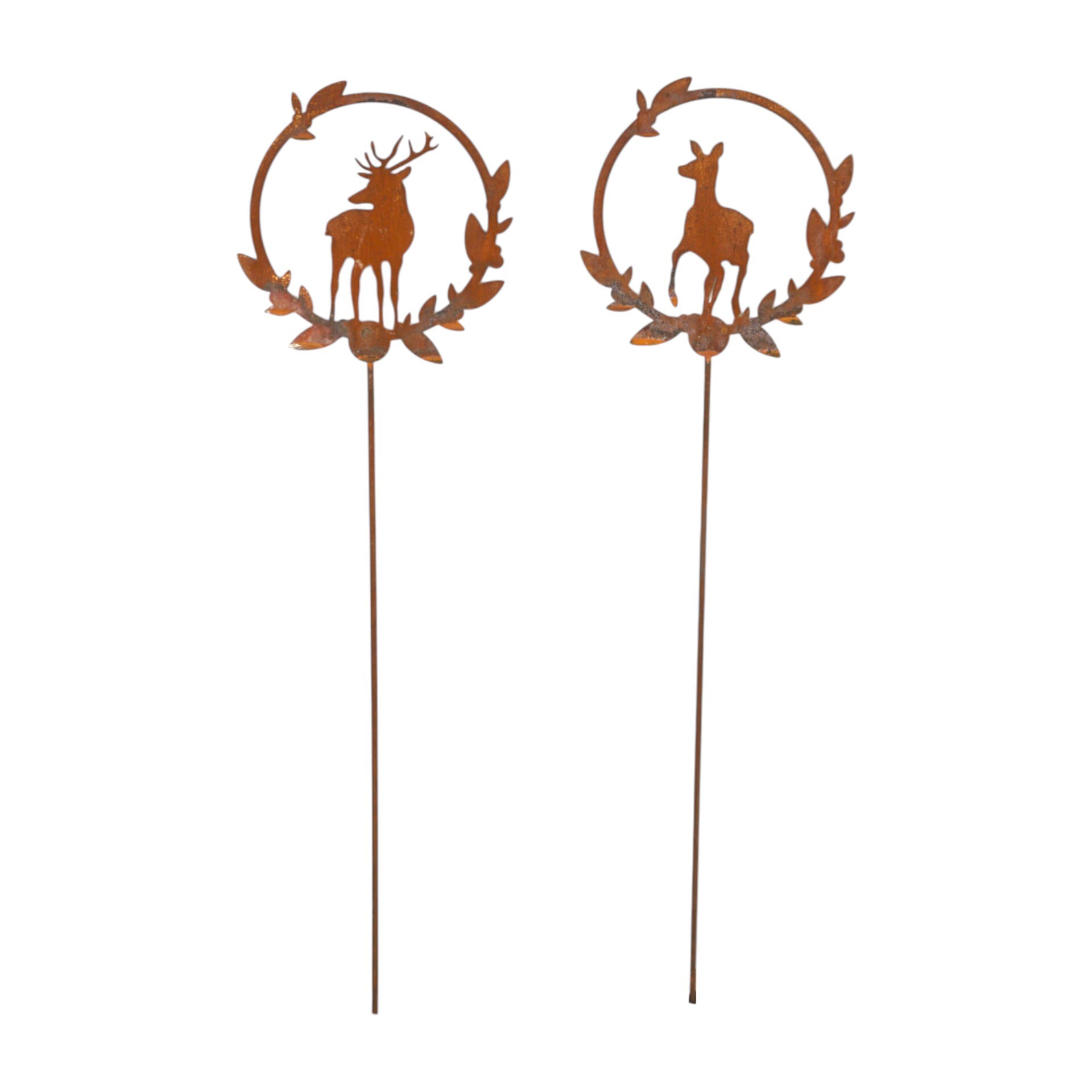 Hirsch/ Reh in Ring auf Stab sortiert Darstellung von Hirsch/ Reh in Ring auf Stab sortiert