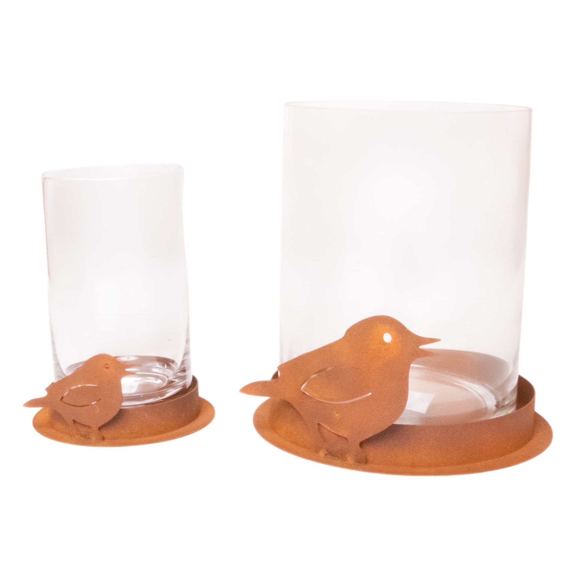 Darstellung von RP Windlicht gr. mit Vogel inkl. Glas 20007