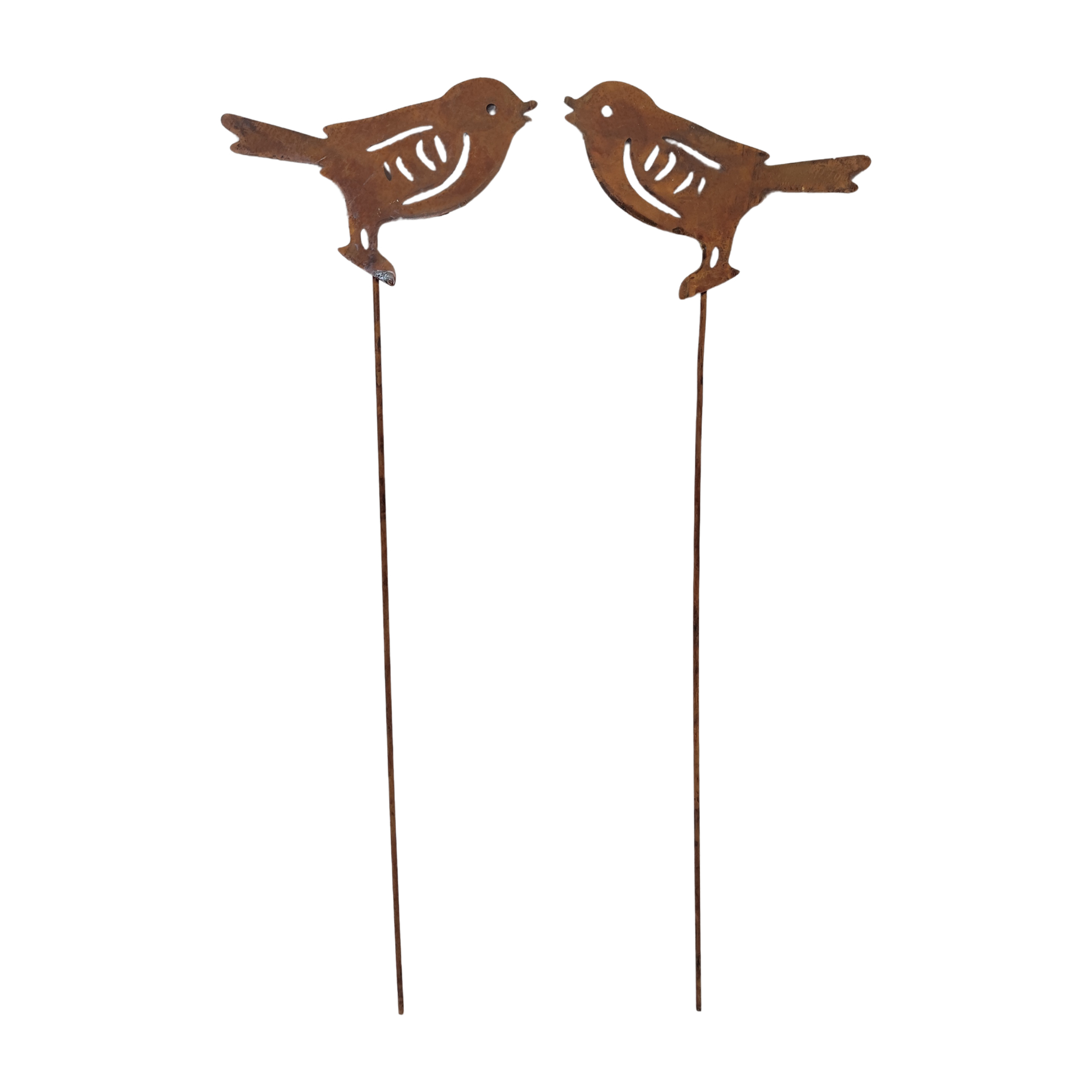 Darstellung von Vögel z. Stecken rusty