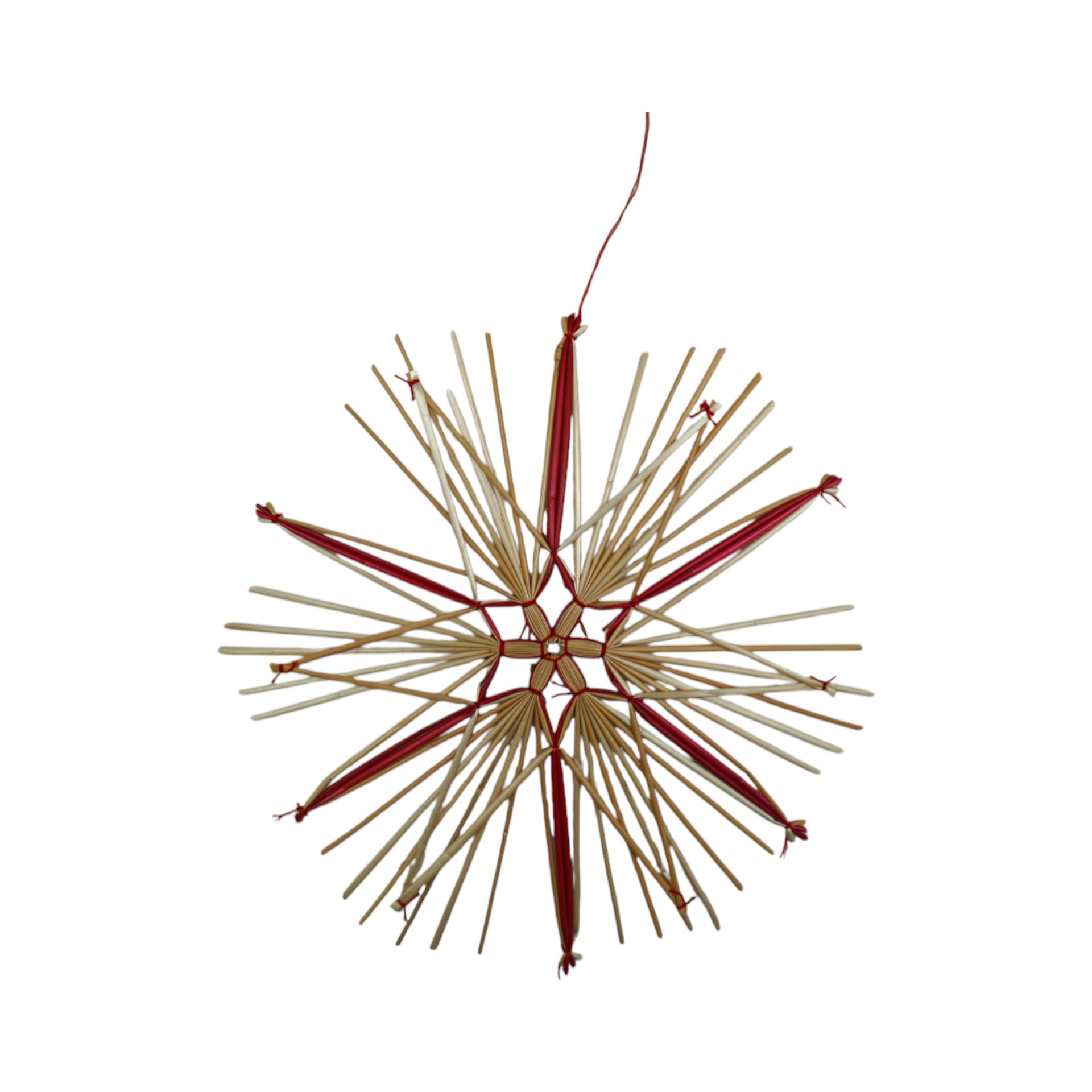 Fensterst. natur/rot 24 cm Darstellung von Fensterst. natur/rot 24 cm