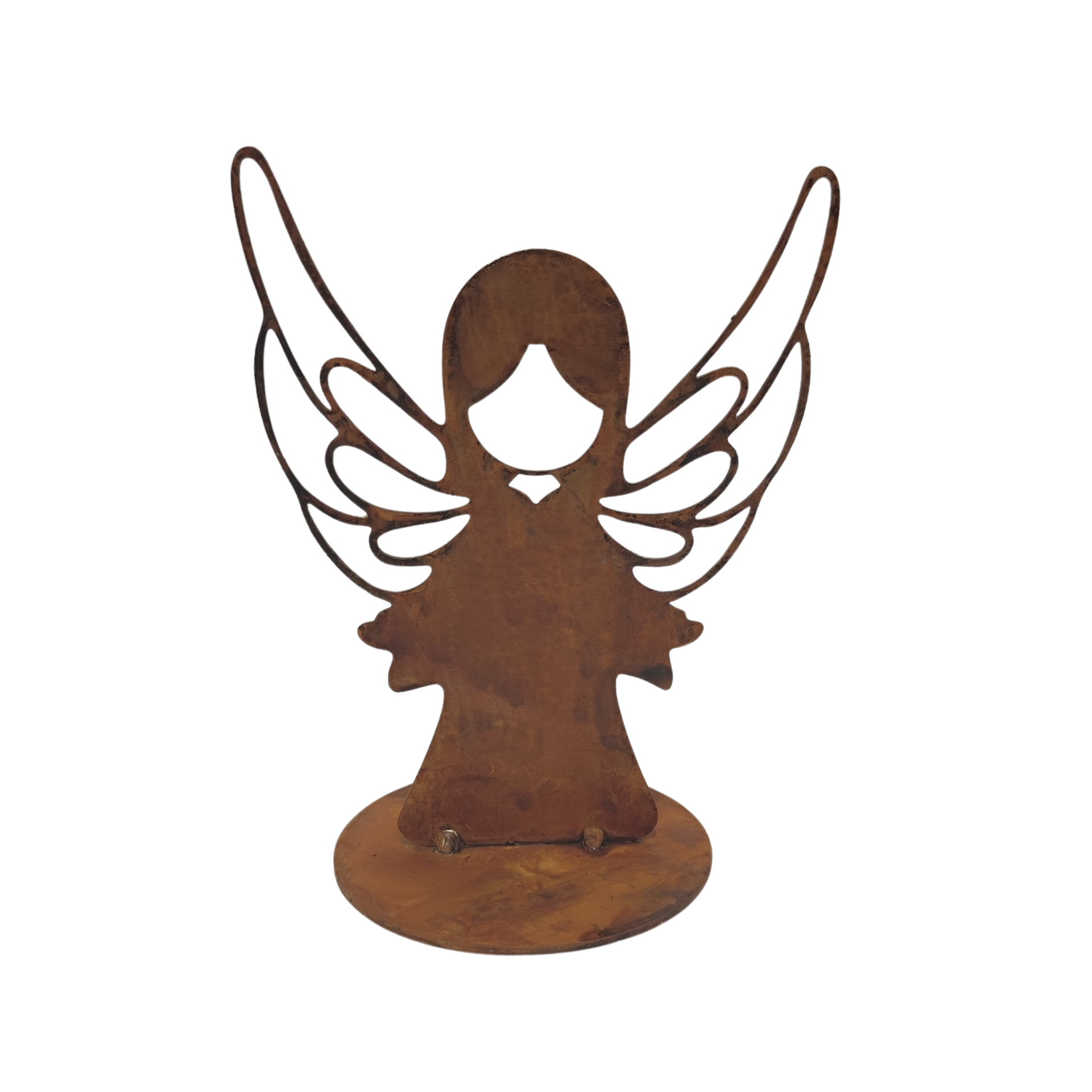 Darstellung von Engel a. Platte m. Flügel rusty