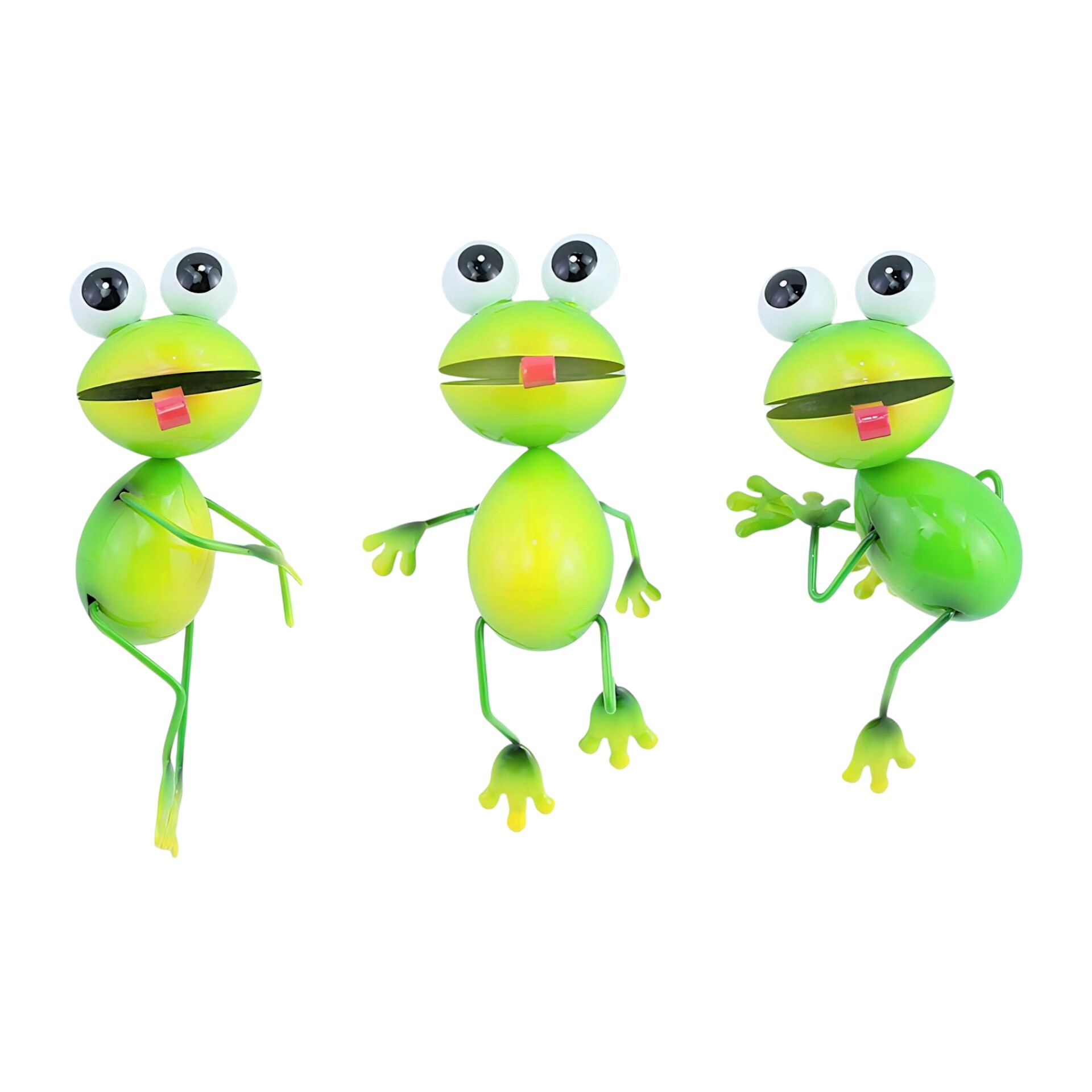 Darstellung von Magnet Frösche sortiert grün