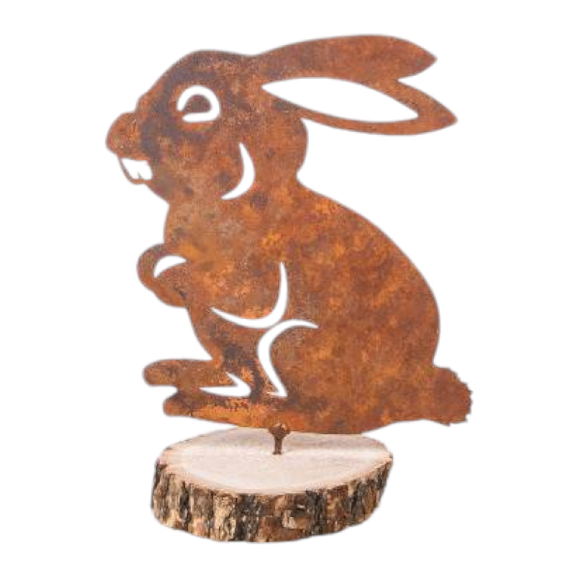 hoppelnder Hase mit Dorn Darstellung von hoppelnder Hase mit Dorn