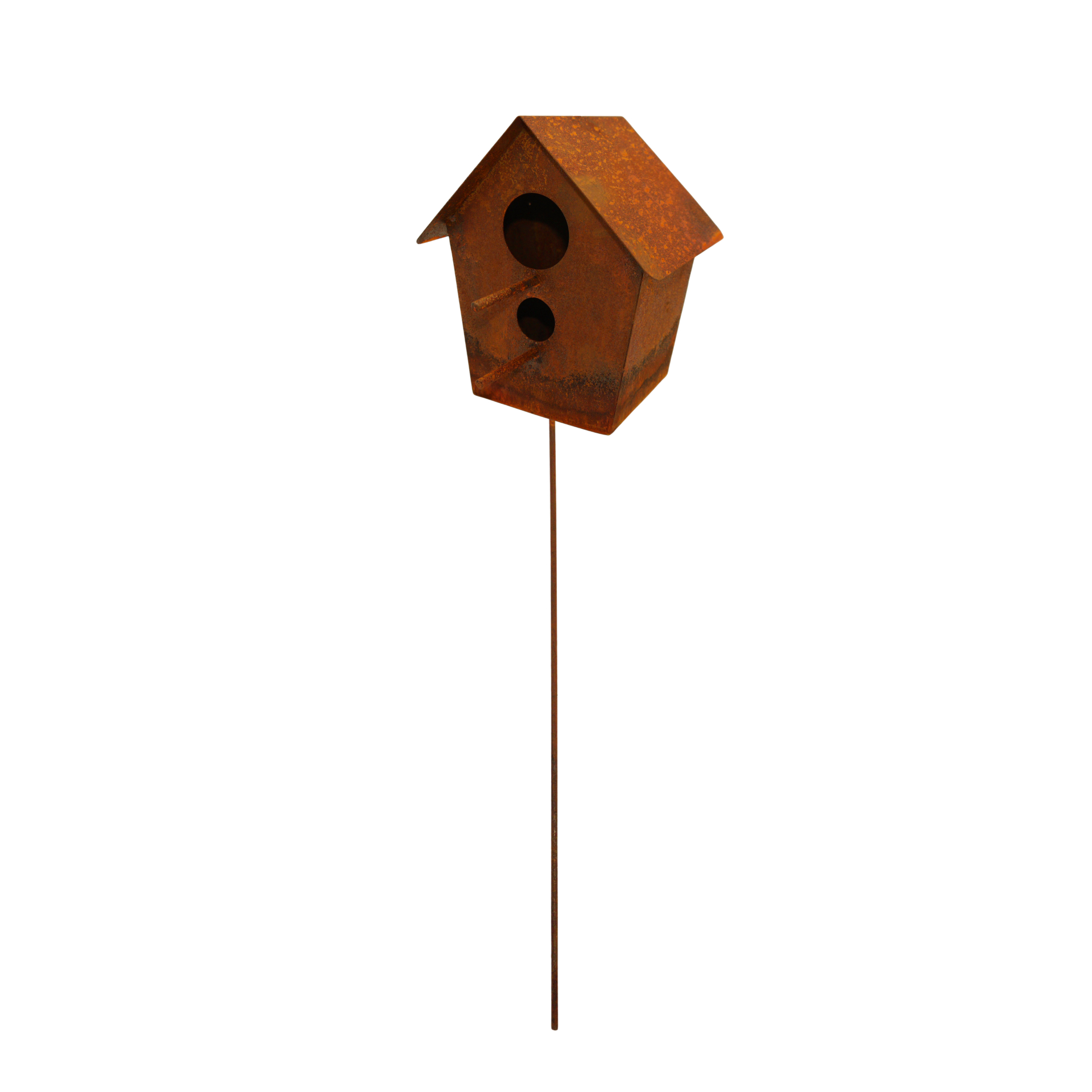 Darstellung von Vogelhaus eckig auf Stab