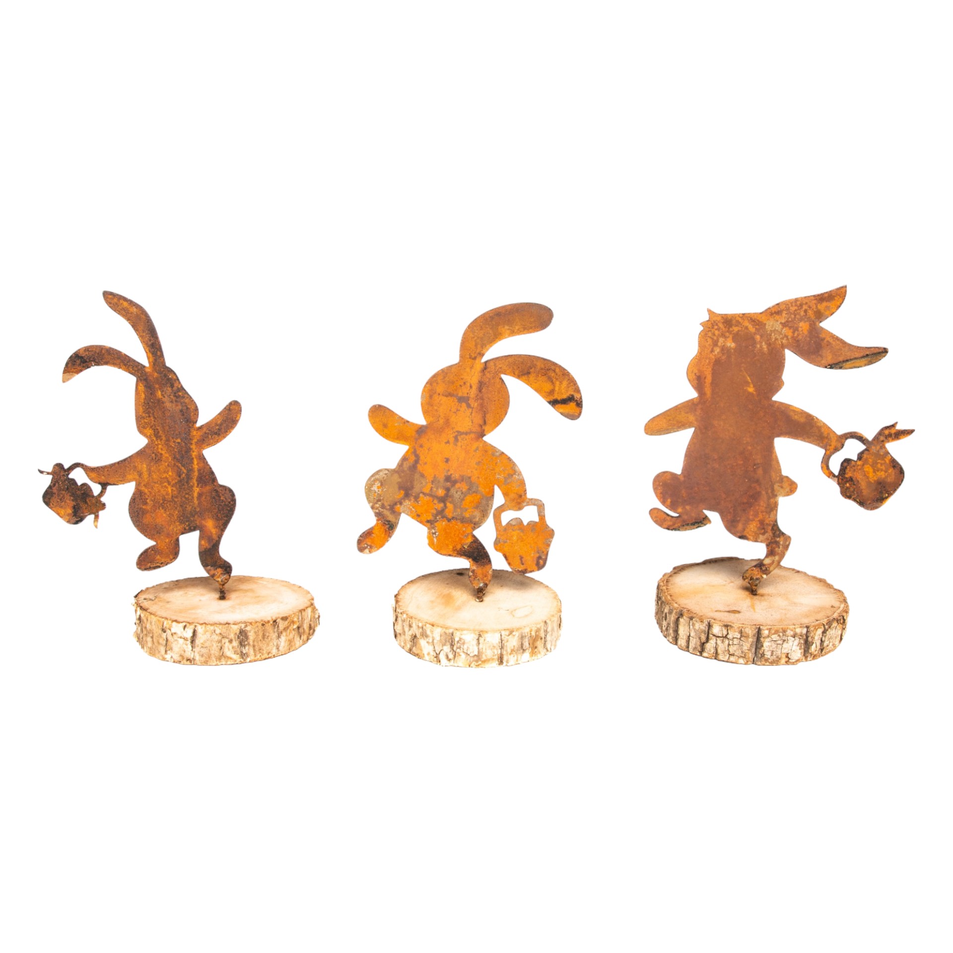 Darstellung von RP Hase Hans mit Korb, h= 15 cm