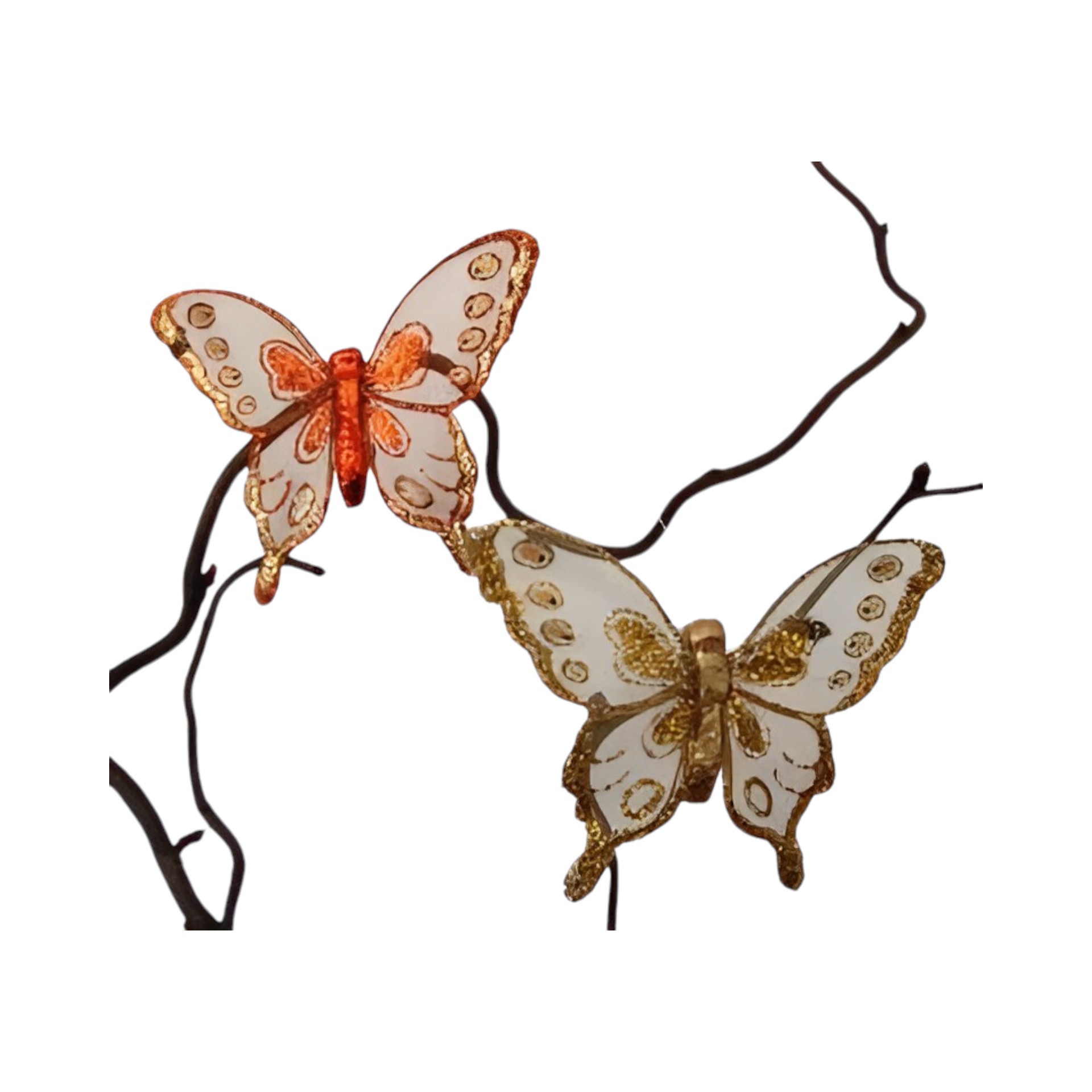 RP Schmetterling 12tlg. gold/bronze Darstellung von RP Schmetterling 12tlg. gold/bronze