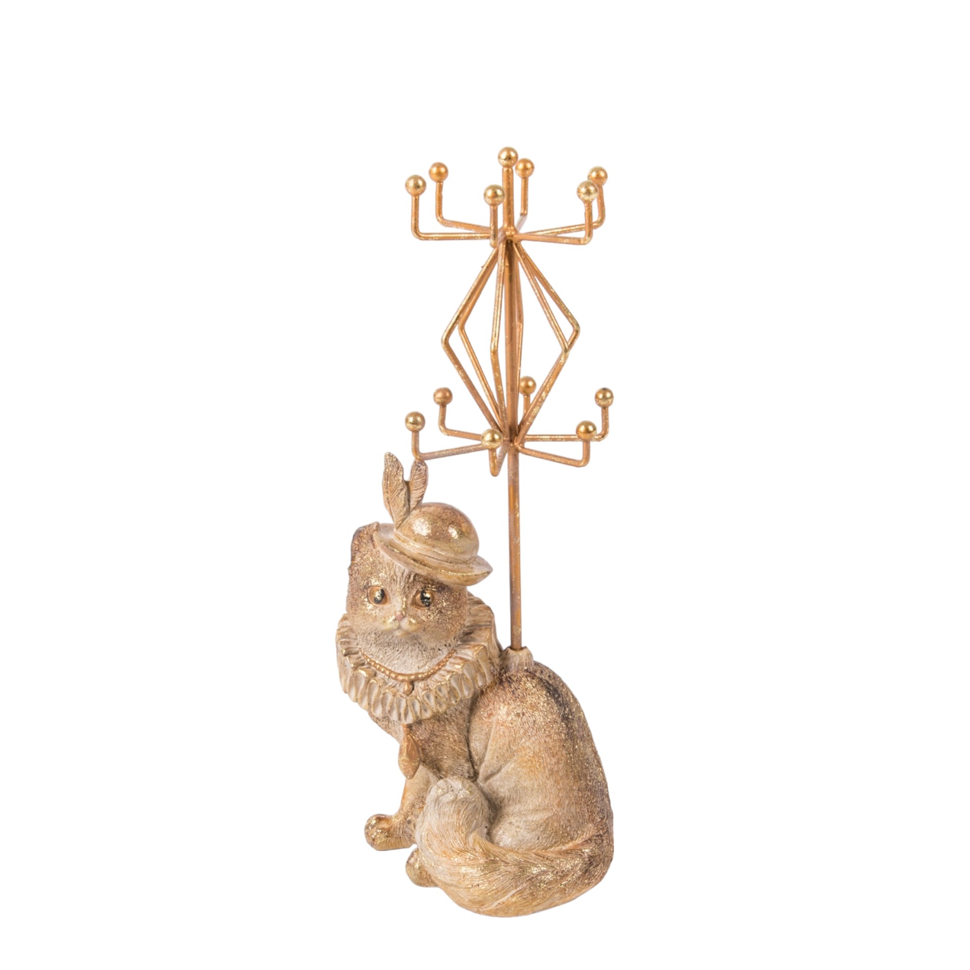 Darstellung von RP Schmuckständer Katze gold